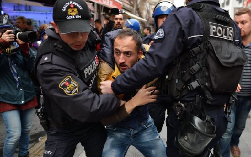 turčija, policija, protest
