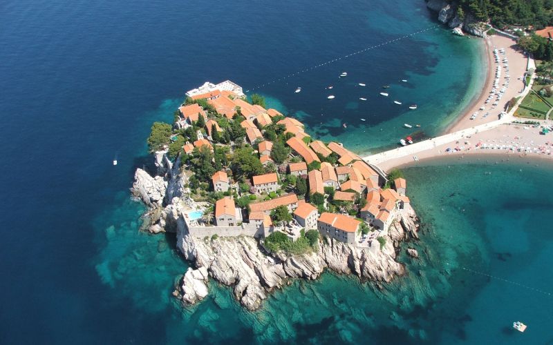 črna gora sveti štefan turizem jadran tony