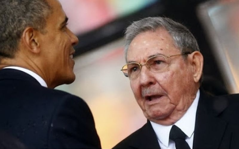 obama castro zda kuba politika amerika tony