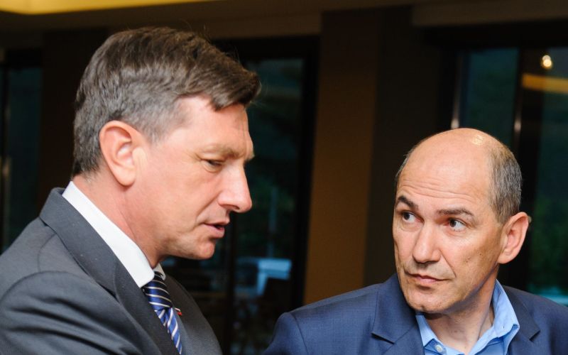 Borut Pahor Janez Janša
