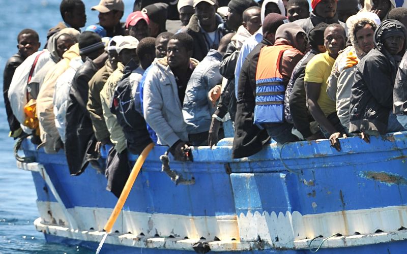 migranti na Lampedusi
