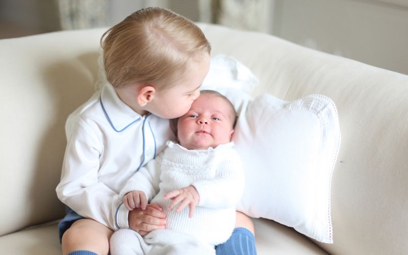 Princesa Charlotte in princ George