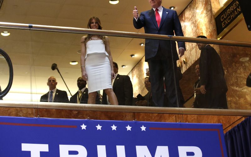 Trump in Melania