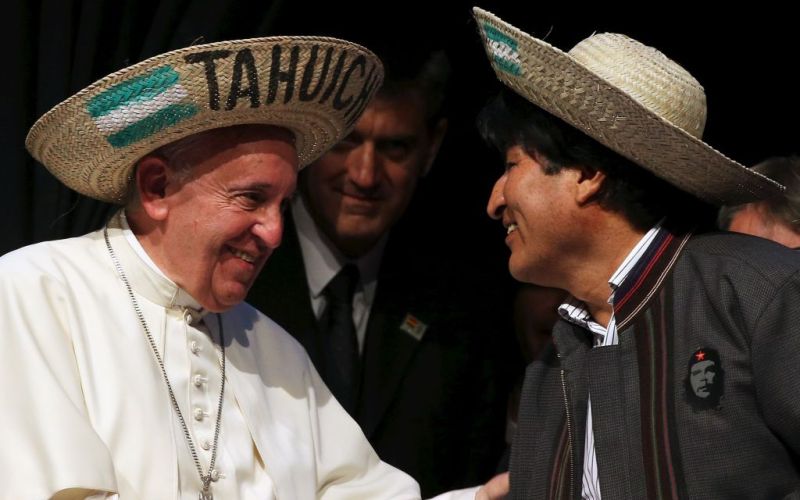 papez francisek evo morales bolivija.jpg