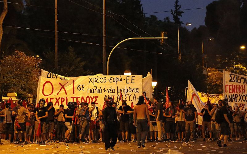 Protesti Grčija