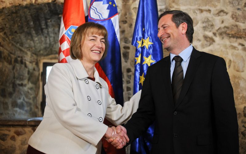 Vesna Pusić in Karl Erjavec