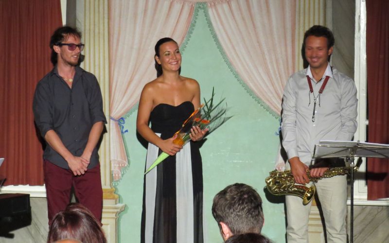 Marko Črnček, Nina Strnad in Jaka Kopač