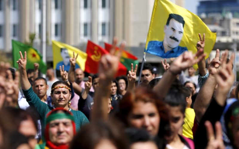 kurdi protest proti turski vojaski kampanji