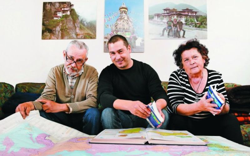 Z nahrbtnikom v 21 državah