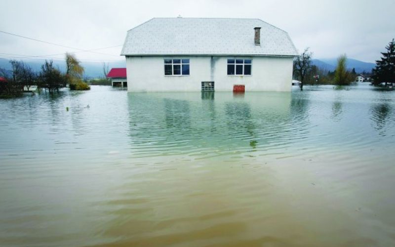 Loška dolina zalita z vodo