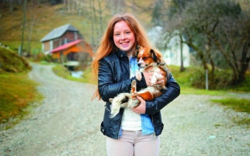 Adrijana Kamnik, odlična v šoli in na odru