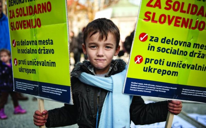 Sobotni protesti v Ljubljani