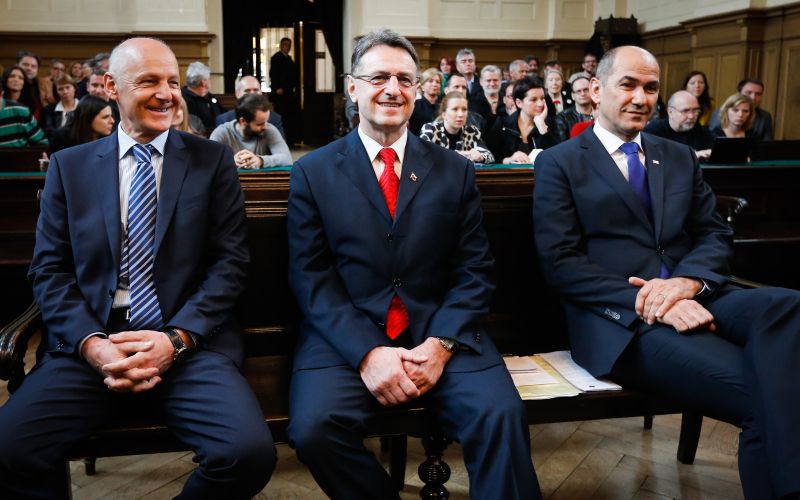 Ivan Črnkovič, Tone Krkovič, Janez Janša