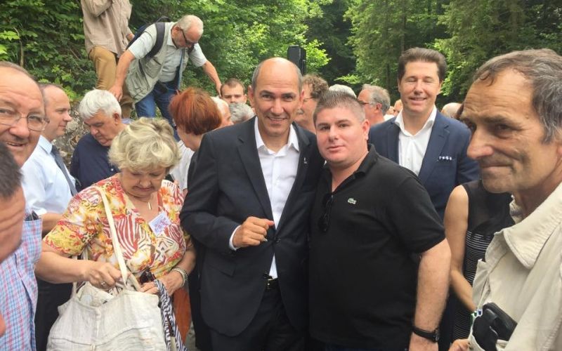 Janez Janša in Velimir Bujanec