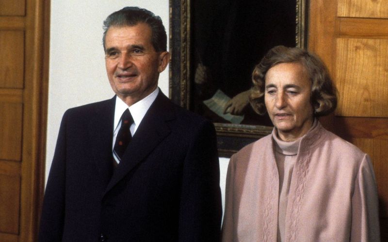 Nikolaj (Nicolae) in Elena Ceausescu