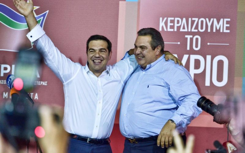 Aleksis Cipras in Panos Kamenos