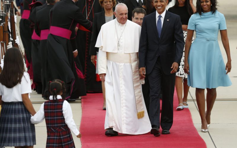 Papež Frančišek in Barack Obama