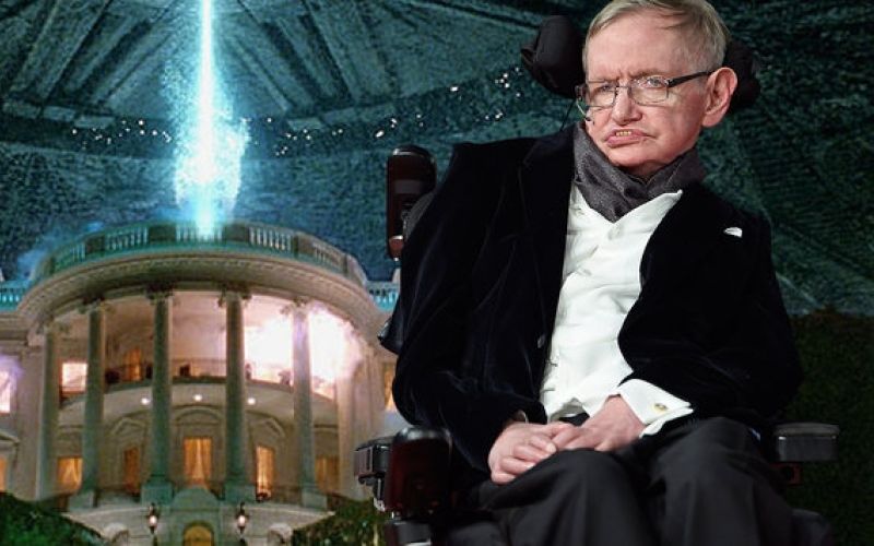 hawking stephen vesolje napad nezemljani
