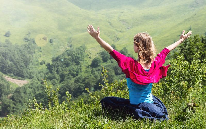 woman meditation
