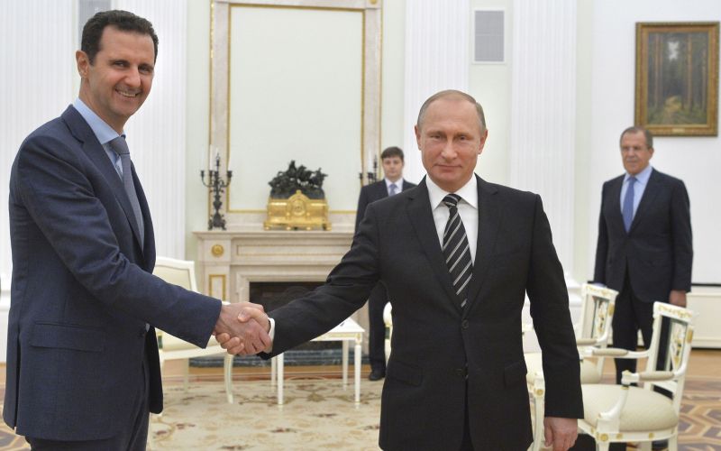 Bašar al Asad, Vladimir Putin