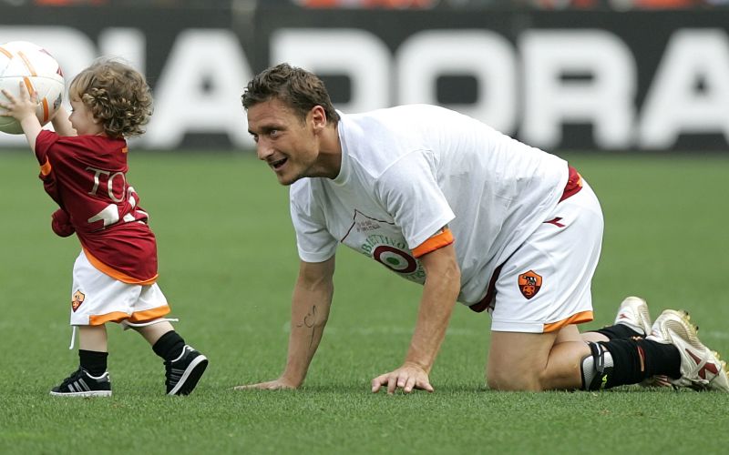 Christian Totti Francesco Totti AS Roma