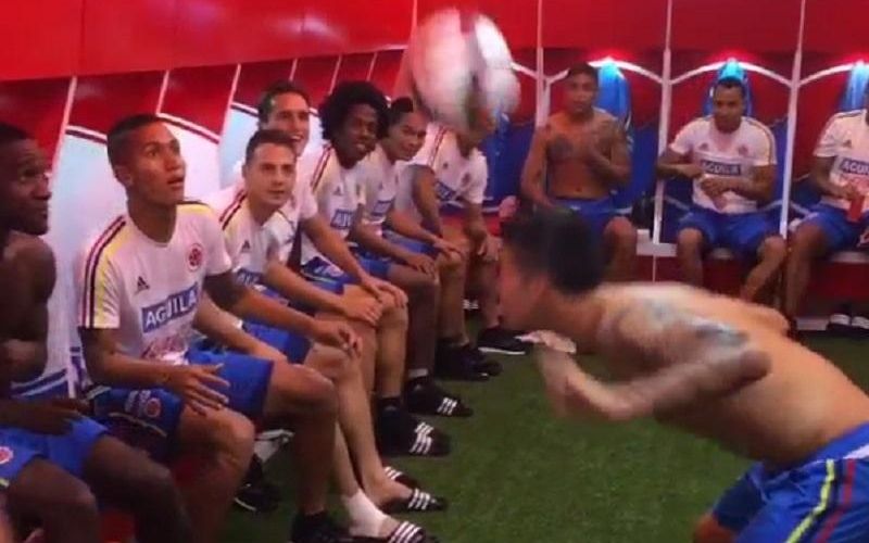 James Rodriguez Kolumbija Fredy Guarin Challenge