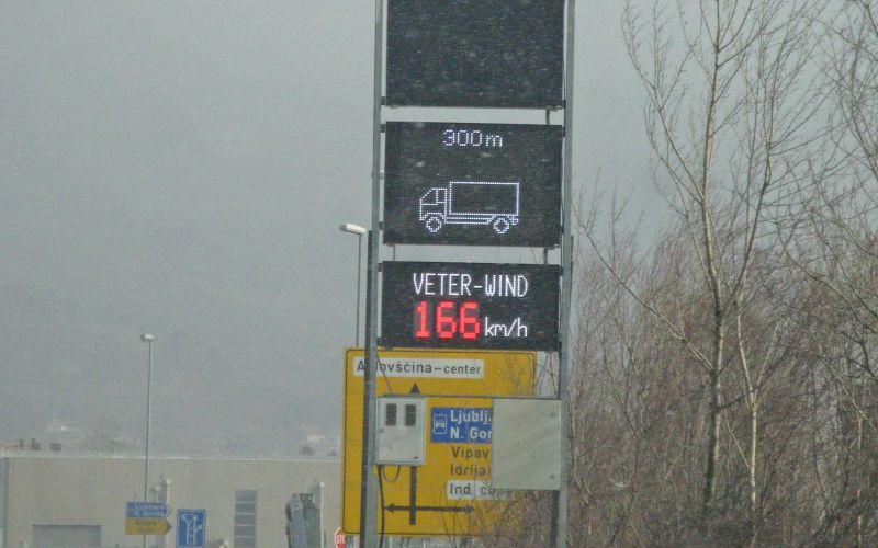 Burja odslej s prometom bolj složna.