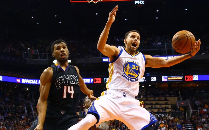Stephen Curry Ronnie Price Golden State Warriors Phoenix Suns