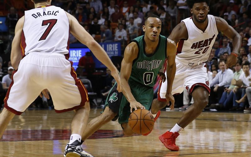 Goran Dragić Avery Bradley Miami Heat Boston Celtics