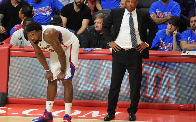 DeAndre Jordan Doc Rivers Los Angeles Clippers