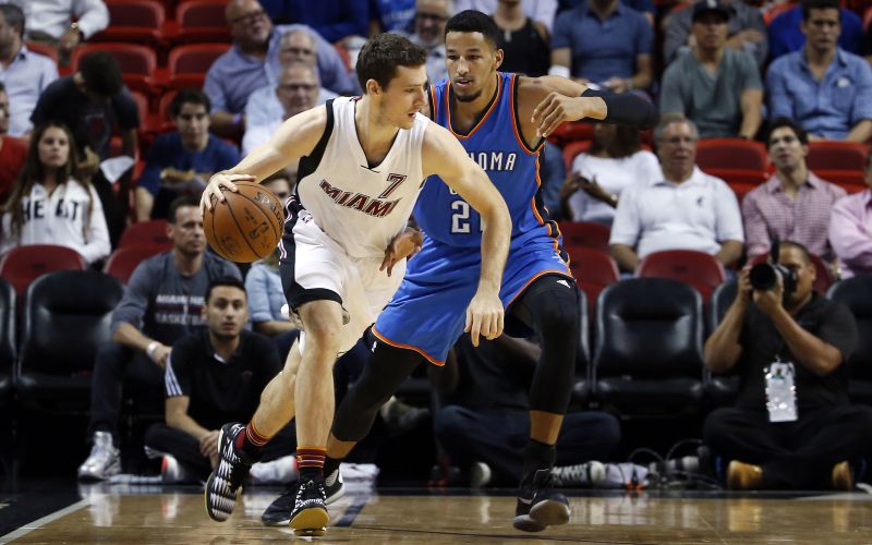 Goran Dragić Miami Heat Oklahoma city Thunder