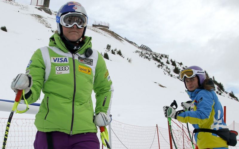 Lindsey Vonn Tina Maze