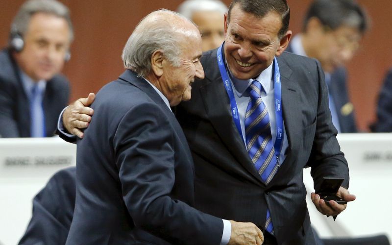 Sepp Blatter Juan Angel Napout Fifa