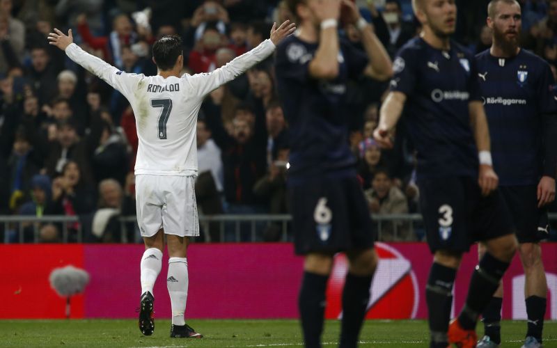 Cristiano Ronaldo Real Madrid Malmo