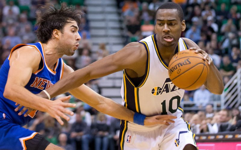 Saša Vujačić Alec Burks New York Knicks Utah Jazz