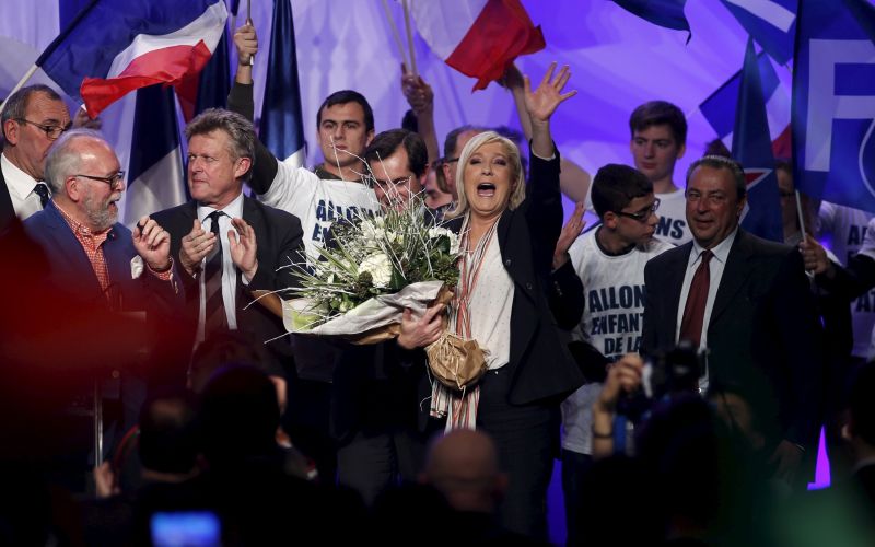 le pen zmagoslavje
