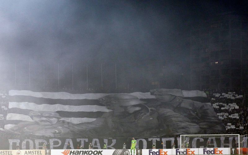 Partizan Augsburg Grobari koreografija
