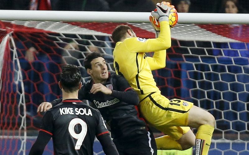 Jan Oblak Aritz Aduriz Athletic Bilbao Atletico Madrid