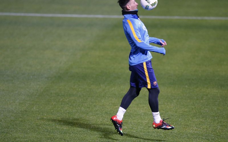 Lionel Messi Jokohama trening