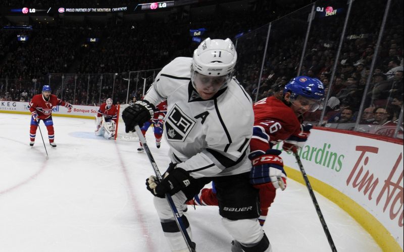 Anže Kopitar Los Angeles Kings Montreal Canadiens