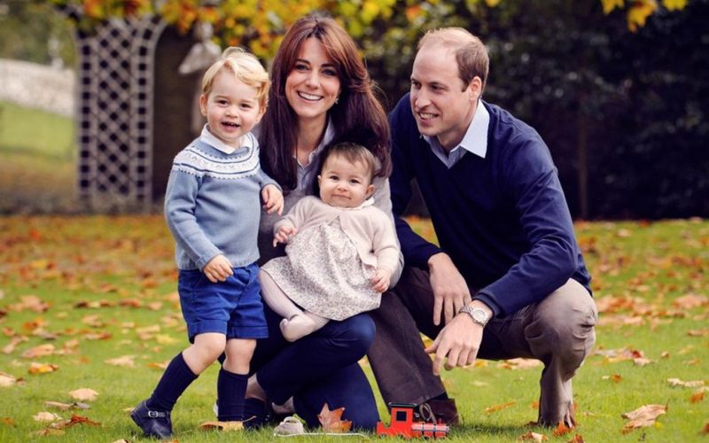 Princ William Kate George in Charlotte