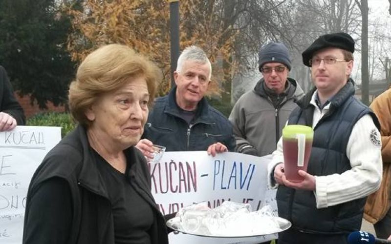 štefka in protestniki
