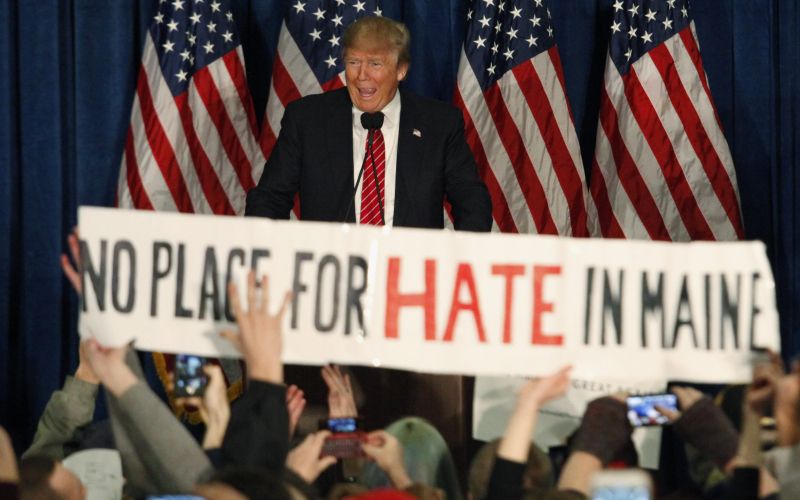 Trump protestniški slogan