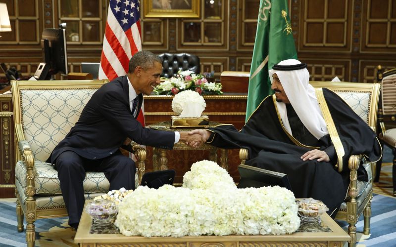 Obama in savdski kralj Salman