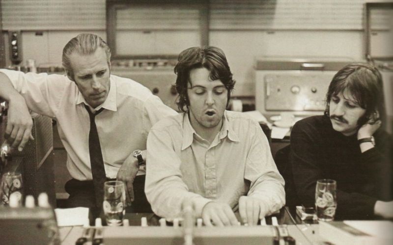 george martin the beatles ringo star paul mcartney