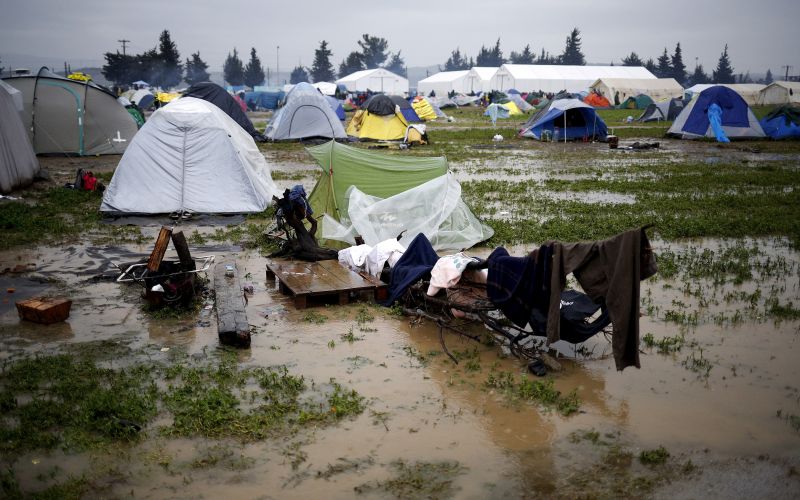 Idomeni blato katastrofalne razmere
