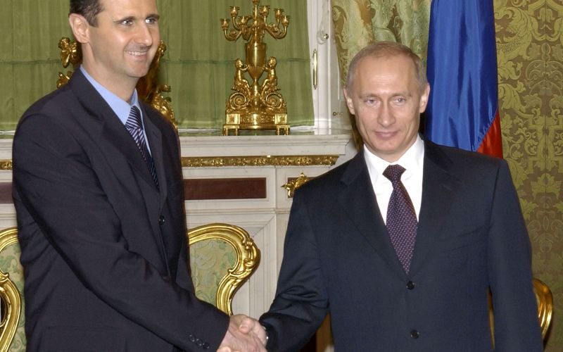 Asad Putin 2005 srečanje