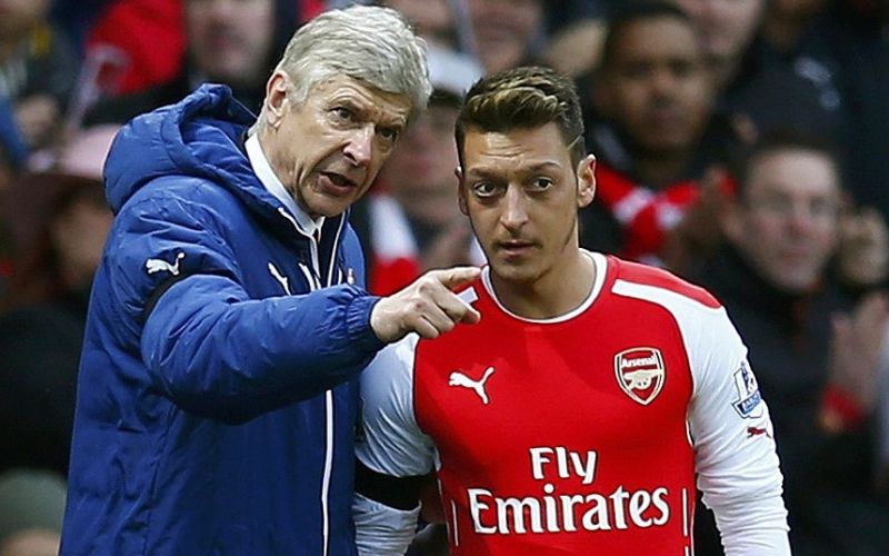 ozil wenger.jpg