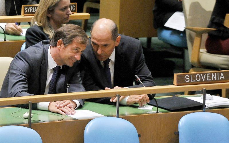Janz Janša, Karl Erjavec