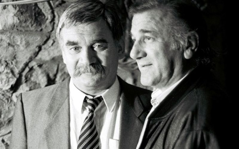 Bata Živojinovič in Boris Dvornik
